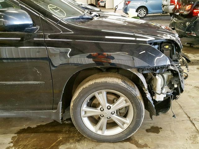 JTJHW31U172029622 - 2007 LEXUS RX 400H BLACK photo 9