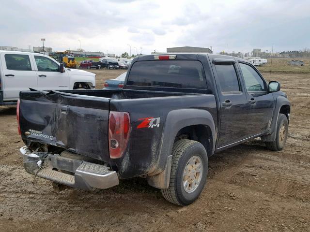 1GCDT13E678141348 - 2007 CHEVROLET COLORADO BLACK photo 4