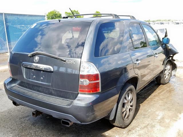 2HNYD18644H508215 - 2004 ACURA MDX TOURIN GRAY photo 4