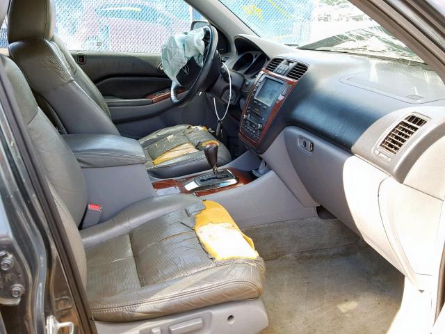 2HNYD18644H508215 - 2004 ACURA MDX TOURIN GRAY photo 5