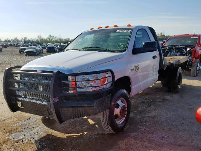 3D6WH46D68G195401 - 2008 DODGE RAM 3500 S WHITE photo 2