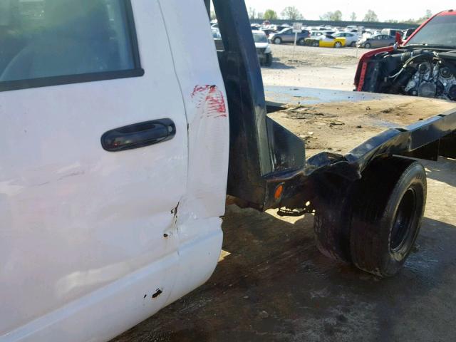 3D6WH46D68G195401 - 2008 DODGE RAM 3500 S WHITE photo 9