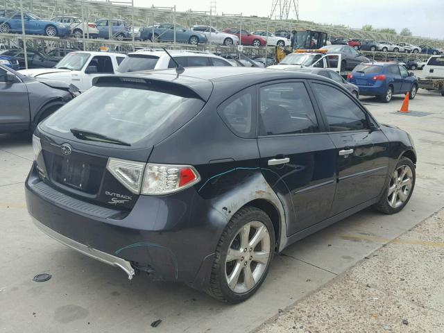 JF1GH6D69BH826462 - 2011 SUBARU IMPREZA OU BLACK photo 4