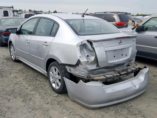 3N1AB61E19L694406 - 2009 NISSAN SENTRA 2.0 SILVER photo 3