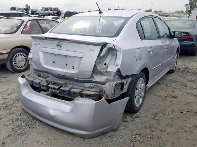 3N1AB61E19L694406 - 2009 NISSAN SENTRA 2.0 SILVER photo 4