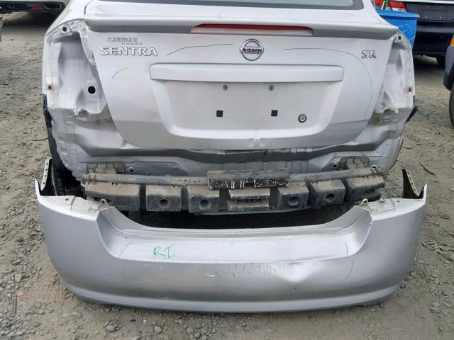 3N1AB61E19L694406 - 2009 NISSAN SENTRA 2.0 SILVER photo 9