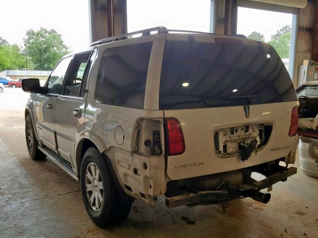 5LMFU27R54LJ37916 - 2004 LINCOLN NAVIGATOR Crème photo 3