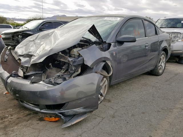 1G8AW12F24Z141450 - 2004 SATURN ION LEVEL GRAY photo 2