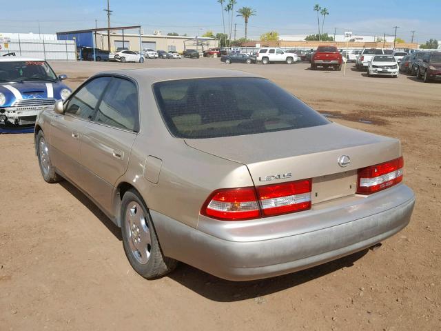 JT8BF28G510321147 - 2001 LEXUS ES 300 GOLD photo 3