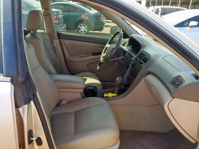 JT8BF28G510321147 - 2001 LEXUS ES 300 GOLD photo 5