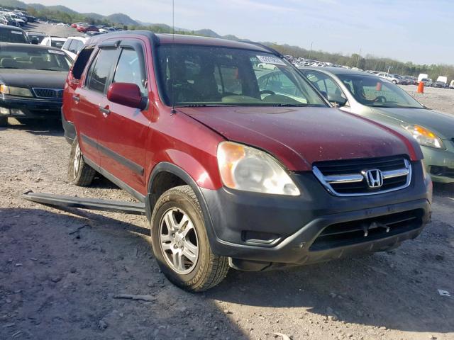 SHSRD78883U143114 - 2003 HONDA CR-V EX MAROON photo 1