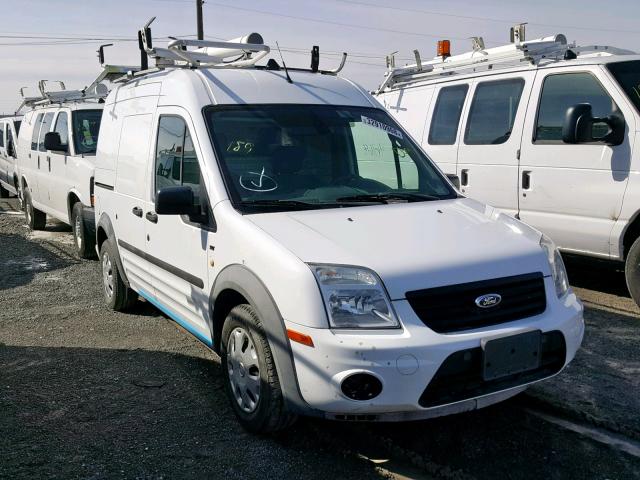 NM0LS7BN7DT141240 - 2013 FORD TRANSIT CO WHITE photo 1