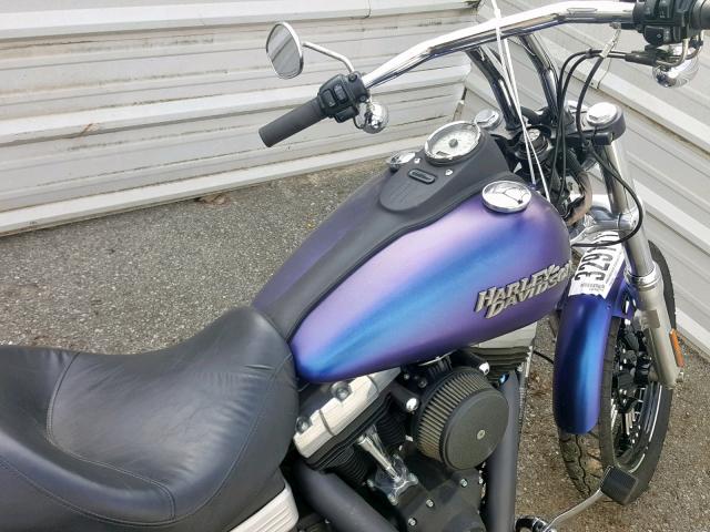 1HD1GX414AC319315 - 2010 HARLEY-DAVIDSON FXDB PURPLE photo 5