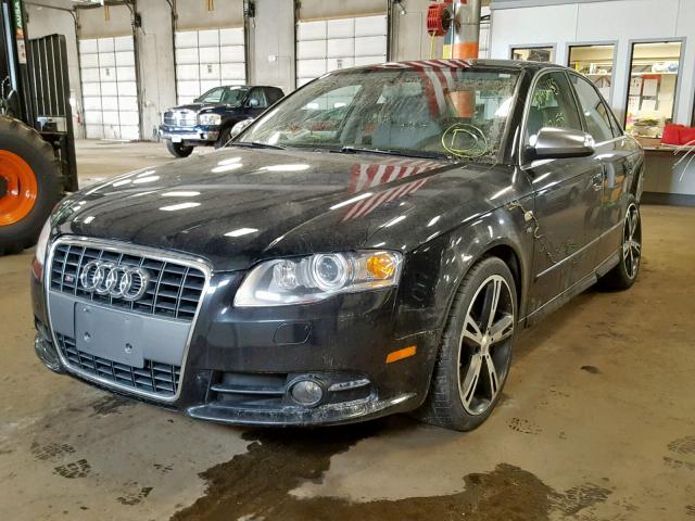 WAUGL78E87A096525 - 2007 AUDI NEW S4 QUA BLACK photo 2