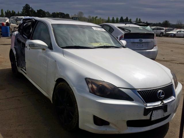 JTHBK262192087480 - 2009 LEXUS IS 250 WHITE photo 1