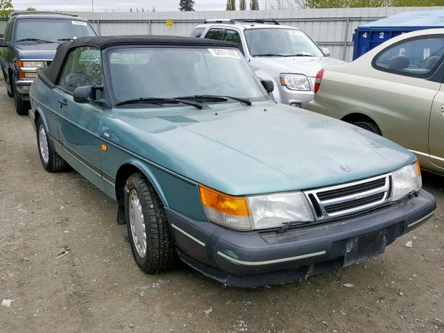 YS3AL75L2M7007724 - 1991 SAAB 900 BASE GREEN photo 1