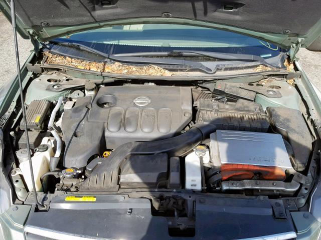 1N4CL21E48C212992 - 2008 NISSAN ALTIMA HYB GREEN photo 7