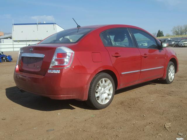 3N1AB6AP6AL693578 - 2010 NISSAN SENTRA 2.0 RED photo 4