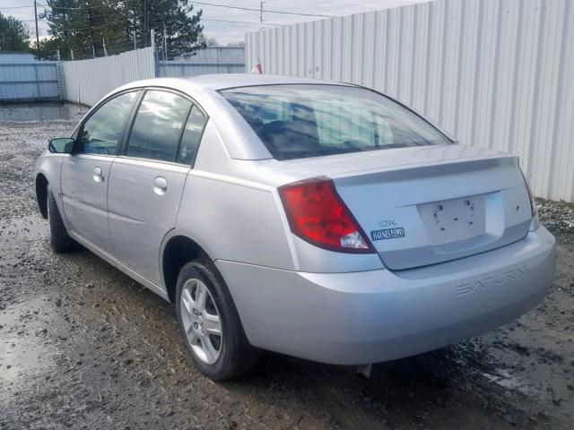 1G8AJ55FX6Z204587 - 2006 SATURN ION LEVEL SILVER photo 3