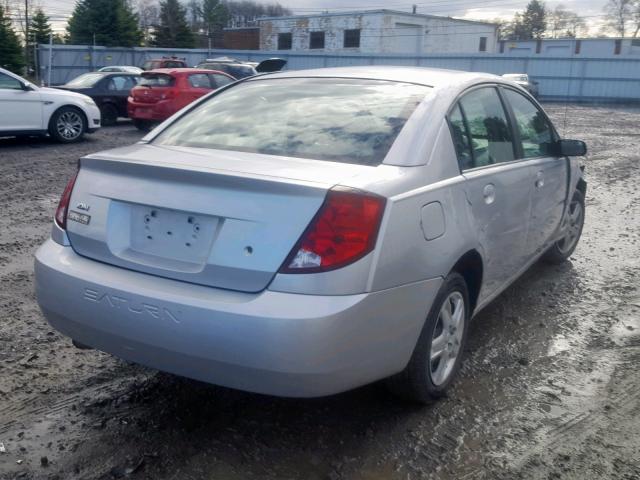 1G8AJ55FX6Z204587 - 2006 SATURN ION LEVEL SILVER photo 4