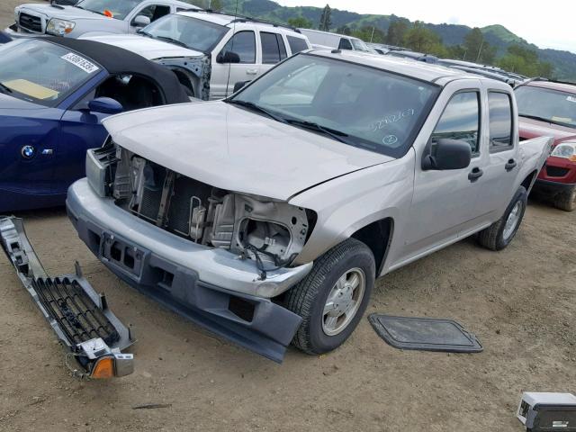 1GTCS13E088135996 - 2008 GMC CANYON GRAY photo 2