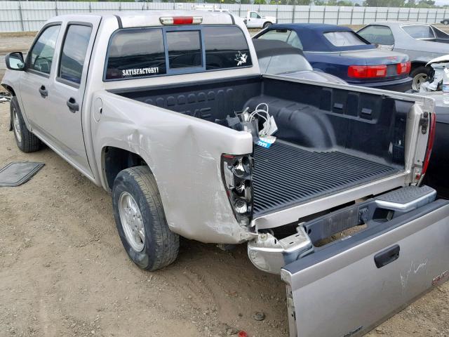 1GTCS13E088135996 - 2008 GMC CANYON GRAY photo 3