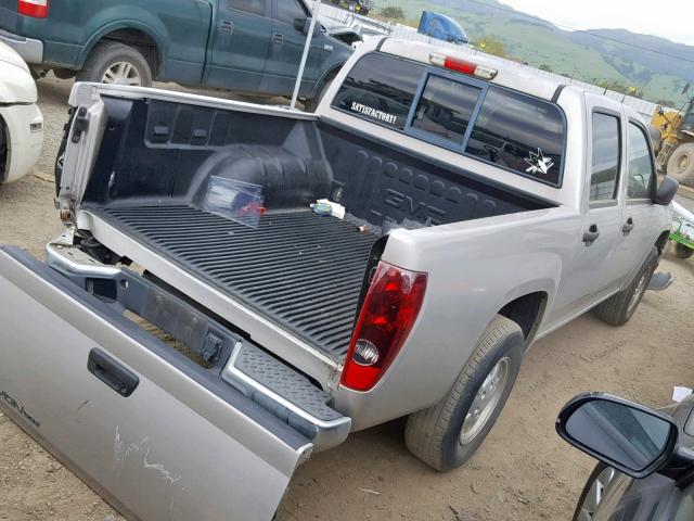 1GTCS13E088135996 - 2008 GMC CANYON GRAY photo 4