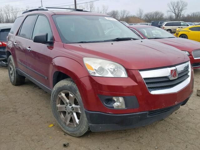 5GZEV13778J264469 - 2008 SATURN OUTLOOK XE RED photo 1