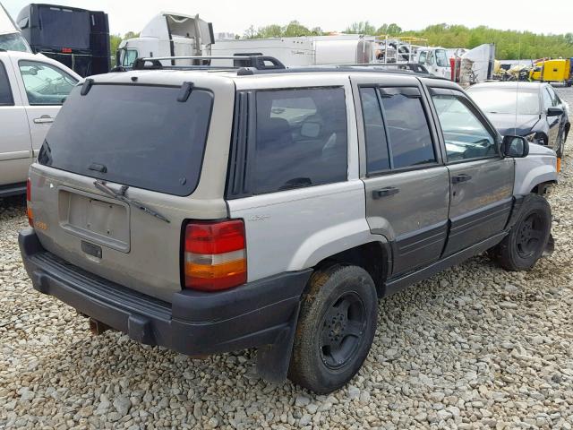 1J4GZ58S2TC181526 - 1996 JEEP GRAND CHER GRAY photo 4