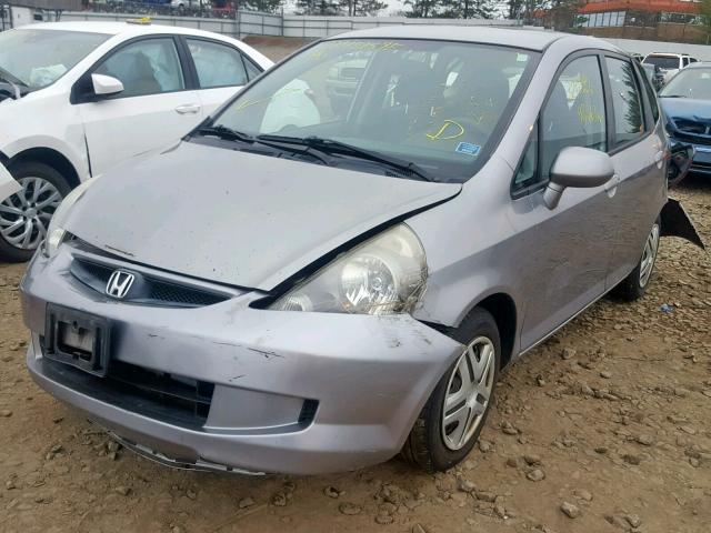 JHMGD38468S052601 - 2008 HONDA FIT GRAY photo 2