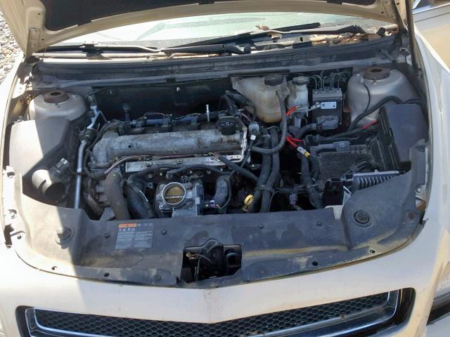 1G1ZC5E19BF126217 - 2011 CHEVROLET MALIBU 1LT BEIGE photo 7