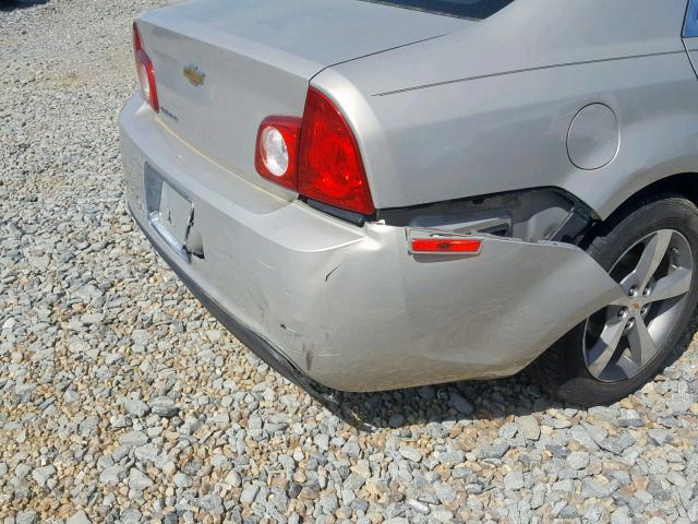 1G1ZC5E19BF126217 - 2011 CHEVROLET MALIBU 1LT BEIGE photo 9