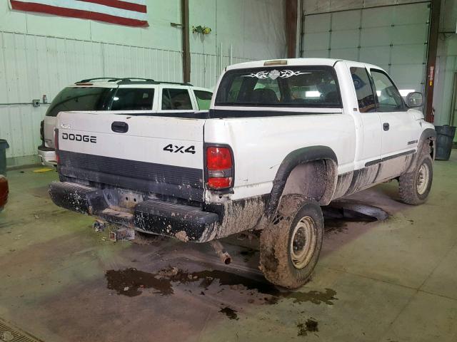 3B7KF23Z01G800050 - 2001 DODGE RAM 2500 WHITE photo 4