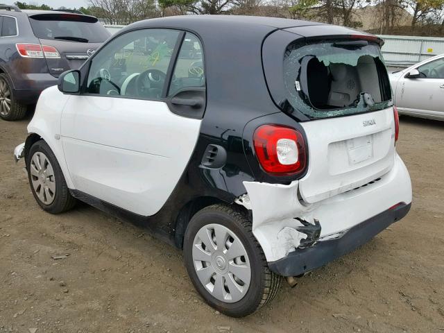 WMEFJ5DA4GK069197 - 2016 SMART FORTWO WHITE photo 3