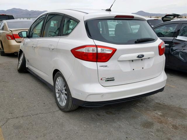 1FADP5CU0EL517593 - 2014 FORD C-MAX PREM WHITE photo 3