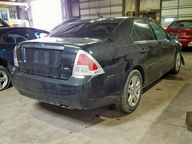 3FAHP08Z57R163468 - 2007 FORD FUSION SEL BLACK photo 4