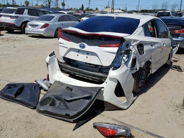 JTDKARFP8J3078346 - 2018 TOYOTA PRIUS PRIM 白色 照片 4