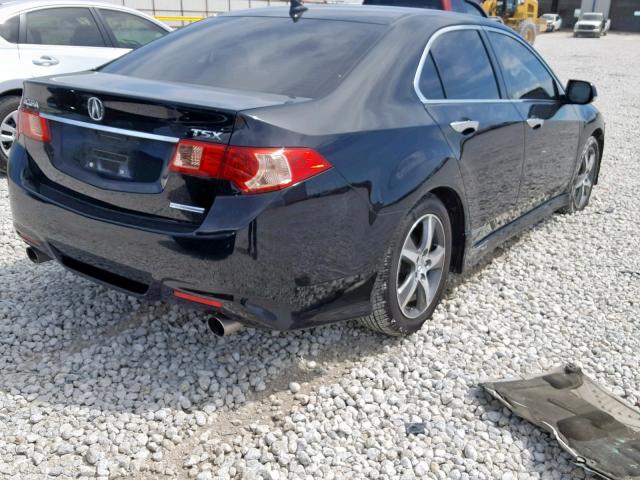 JH4CU2E83DC005059 - 2013 ACURA TSX SE BLACK photo 4