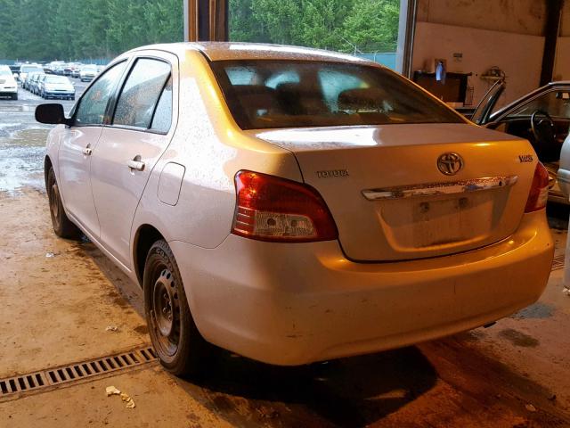 JTDBT923971114143 - 2007 TOYOTA YARIS SILVER photo 3