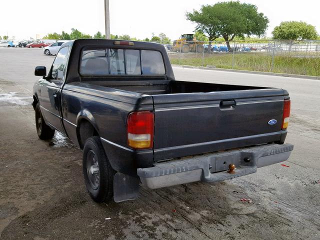 1FTCR10A2PUC63773 - 1993 FORD RANGER BLACK photo 3