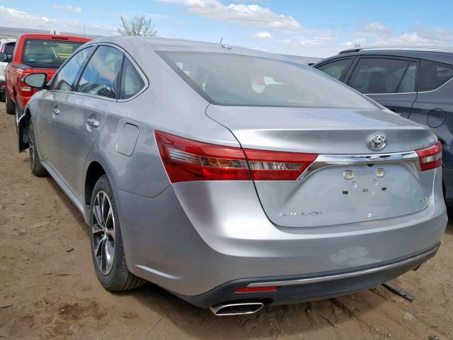 4T1BK1EB6JU279513 - 2018 TOYOTA AVALON XLE SILVER photo 3