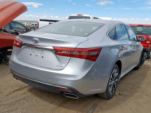 4T1BK1EB6JU279513 - 2018 TOYOTA AVALON XLE SILVER photo 4
