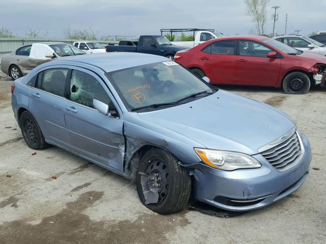 1C3CCBAB2DN624010 - 2013 CHRYSLER 200 LX BLUE photo 1