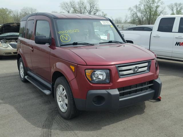 5J6YH28787L010125 - 2007 HONDA ELEMENT EX BURGUNDY photo 1