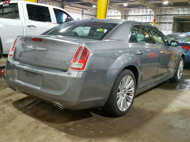 2C3CA6CT5BH560473 - 2011 CHRYSLER 300C GRAY photo 4