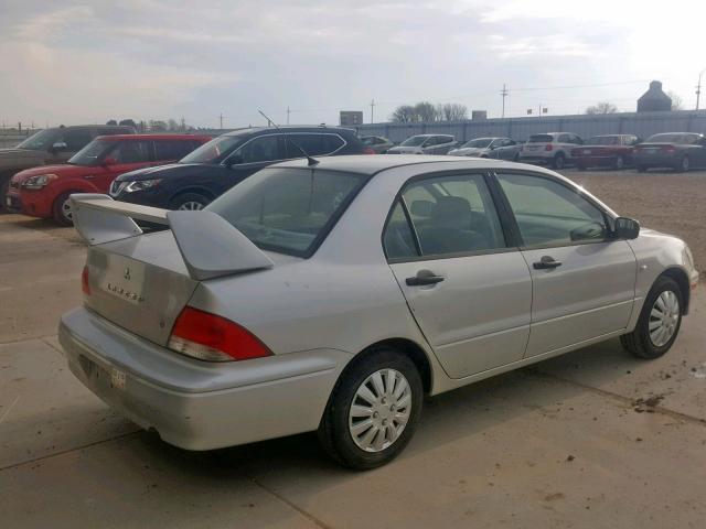 JA3AJ26E73U098777 - 2003 MITSUBISHI LANCER ES WHITE photo 4