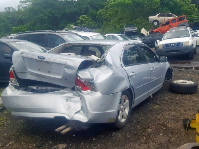 3FAHP07Z86R154540 - 2006 FORD FUSION SE SILVER photo 4