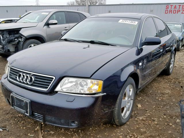 WAUED24B9YN112552 - 2000 AUDI A6 2.7T QU BLUE photo 2