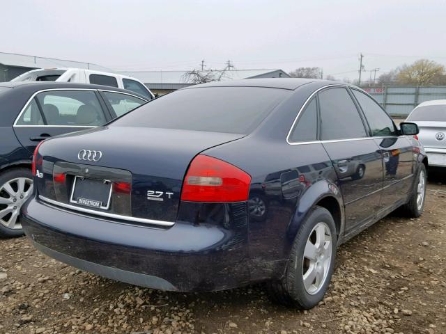 WAUED24B9YN112552 - 2000 AUDI A6 2.7T QU BLUE photo 4