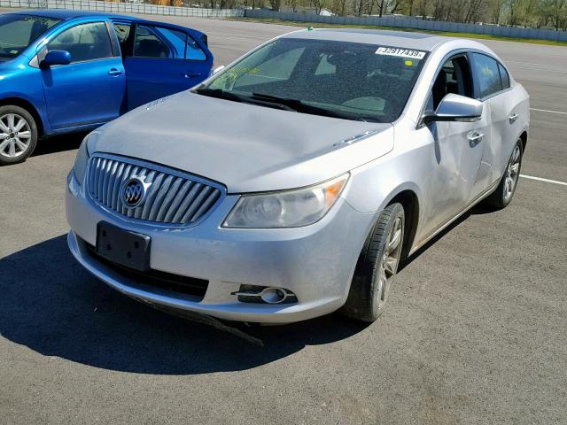 1G4GC5EG1AF175134 - 2010 BUICK LACROSSE C SILVER photo 2